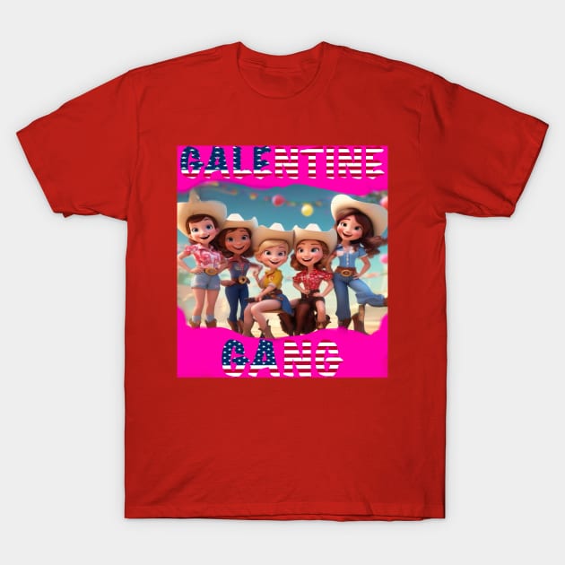 Galentines gang party T-Shirt by sailorsam1805